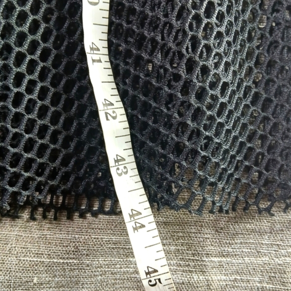 COPY - Whimsigoth midi length netted two layered black dress women's size large - Picture 15 of 16